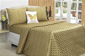 Cobreleito Capim Dourado Queen Size 04 Pçs [F101]