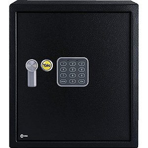 Cofre Digital De Sobrepor Com Senha Preto Value Office Yale [F118]