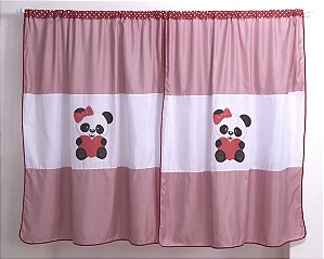 Cortina Infantil Panda 2,00m X 1,70m [F101]