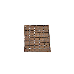 Descanso De Copo Xicaras Quadrado Mdf Natural [F031]