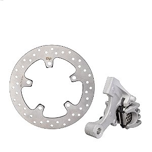 Disco C/ Caliper De Freio Traseiro Gp7 Fazer 250 11/17 S/abs [F016]