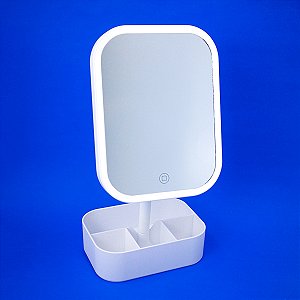 Espelho De Mesa Led Usb Portátil Maquiagem Camarim Regulagem [F102]