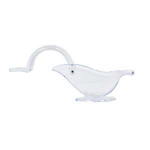 Espremedor De Limão Manual Acrílico Laranja Gourmet Transparente [F102]