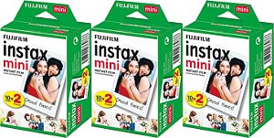 Filme Instax Mini Com 60 Fotos - Fujifilm [F118]