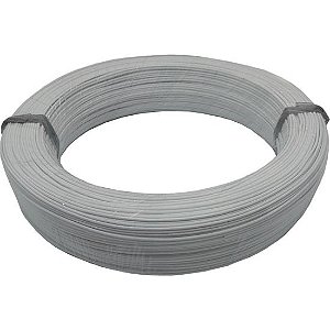 Fio Polarizado 2 x 0,14mm Branco Tiaflex - RL / 100 [F002]