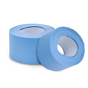 Fita Vedaçãoadesiva Porta Janela Protetor 3x3,5 Cm Cor:azul [F102]