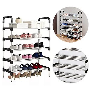 Sapateira Organizador Rack Porta 14 Sapatos Sandália Tênis [F102]