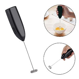 Mini Mixer Misturador De Bebida Café Cappuccino Espumadora De Leite Pilha [F102]