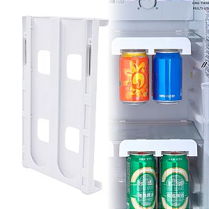 Porta Latas Organizador De Geladeira Prateleira Pendurar [F102]