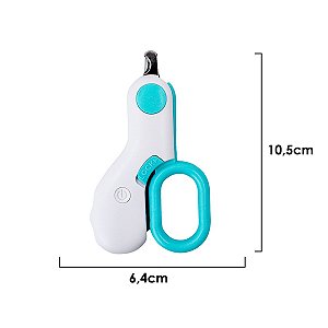 Mini Cortador De Unha Pet Alicate Com Lanterna Cachorro Gato [F102]