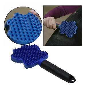 Escova Silicone Pet 3 Em 1 Tira Pelos Massageadora Higiênica [F102]