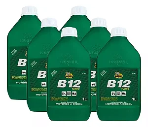 Kit 6 Bardahl B-12 Turbo 1 L - UN / 6 [F109]