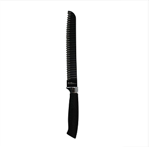 Jogo De Facas 6 Peças Aço Inox Knife Set Preto [F102]