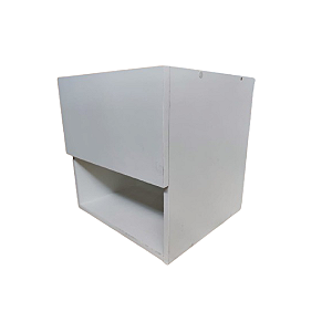 Mesa De Cabeceira C Gaveta Secreta Lado Esquerdo Mdf Branco [F031]