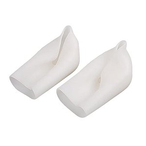 Par De Meia De Silicone Ortopédica - Protege Calcanhar [F102]