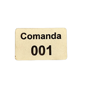 Comanda Bar Restaurante Ecologicas C/ 10 Em Mdf 3mm Branco [F031]