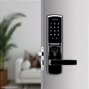 Fechadura Digital Pado Abre C/ Senha Biometria Fde-201 [F118]