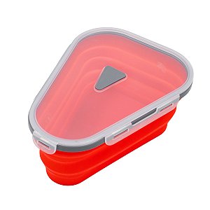 Pote Expansível Armazenar Pizza Silicone Separador 5 Fatias [F102]