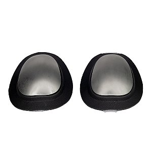 Raspador Texx Par Subs. Nylon Macacao Pista Preto P/ Joelho [F016]