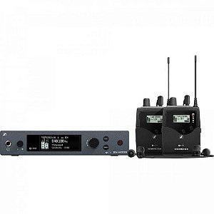 Sistema de Monitoramento Sennheiser EW IEM G4-TWIN-A1 Sem Fio [F002]
