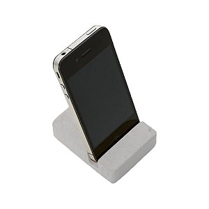 Suporte De Mesa Para Celular Em Mdf Branco [F031]