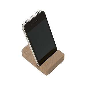 Suporte De Mesa Para Celular Em Mdf Madeirado [F031]