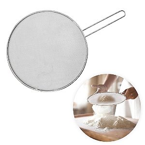 Tela Protetora Anti Respingo Fritura Aço Inox 33 Cm Grande Cozinha [F102]