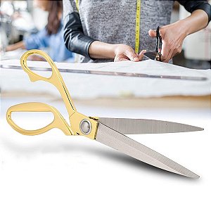 Tesoura Aço Inoxidável Alfaiate Costura Tecido Profissional [F102]