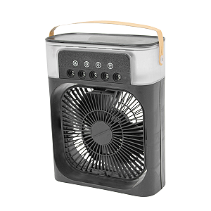 Ventilador Portátil Iluminação Umidificador Climatizador Usb De Mesa [F102]