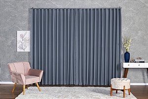 Cortina Blackout Tecido 5,00x2,70 Para Trilho Suíço [F122]