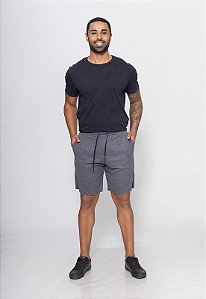 Bermuda Moletom 7884 Chumbo [F075]