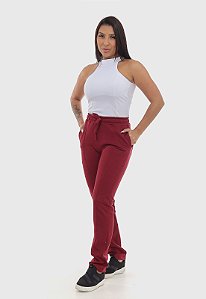 Calça 7860 Marsala Moletom [F075]