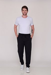 Calça Macaw 7927 Preto Moletom [F075]
