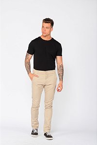 Calça Macaw Sarja 7762 Bege Claro [F075]
