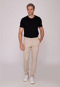 Calça Macaw Sarja 7767 Bege Claro [F075]