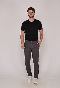 Calça Macaw Sarja Lycra 7790 Cinza [F075]