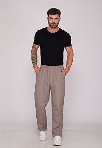 Calça Masculina Nylon Bege 7942 [F075]