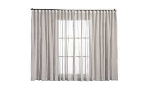 Cortina Linho Tecido 2,80x2,80 Para Trilho Suíço [F122]
