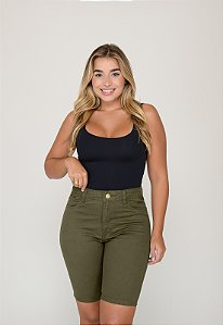 Bermuda Feminina 7883 Militar Green [F075]