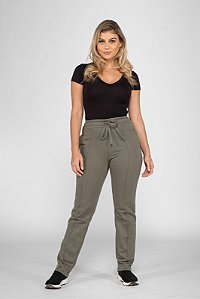 Calça 7860 Verde Moletom Bella Canvas [F075]