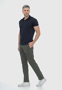 Calça Macaw Sarja 7767 Verde Musgo [F075]