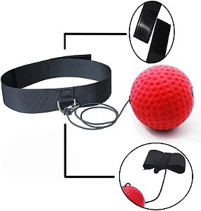 Bola De Boxe Treinamento Para Reflexo Com Faixa De Cabeça [F102]