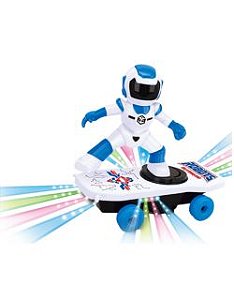 Brinca Brilha Skate Robô - Com Luz (1 Unidade) [F130]