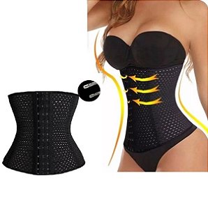 Cinta Modeladora Abdomen 4 Barbatanas 3 Ajustes Tamanho:m [F102]