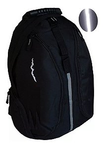 Mochila Unissex Resistente Preta Passeio Escolar Caminhada [F102]