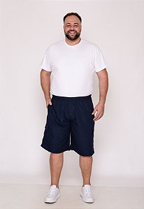 Bermuda Masculina Nylon Extra Plus Size 7955 Azul Marinho [F075]