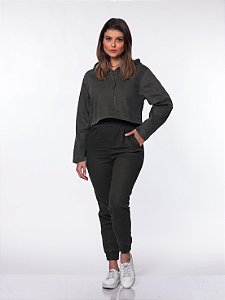Blusa Cropped 7896 Verde [F075]