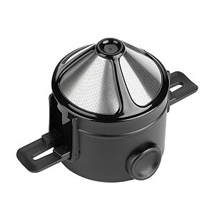 Mini Coador Portatil Decafe Reutilizavel Aço Inox Sem Filtro [F102]