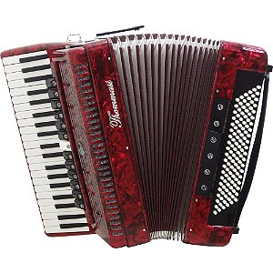 Acordeon 120 Baixos 41 Teclas Ta 12020 Vermelho Thommasi [F097]