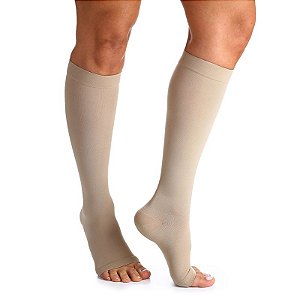 Meia De Compressao Panturrilha 3/4 Sigvaris 20-30 - 862 Premium Pe Aberto Natural Gg2 [F132]